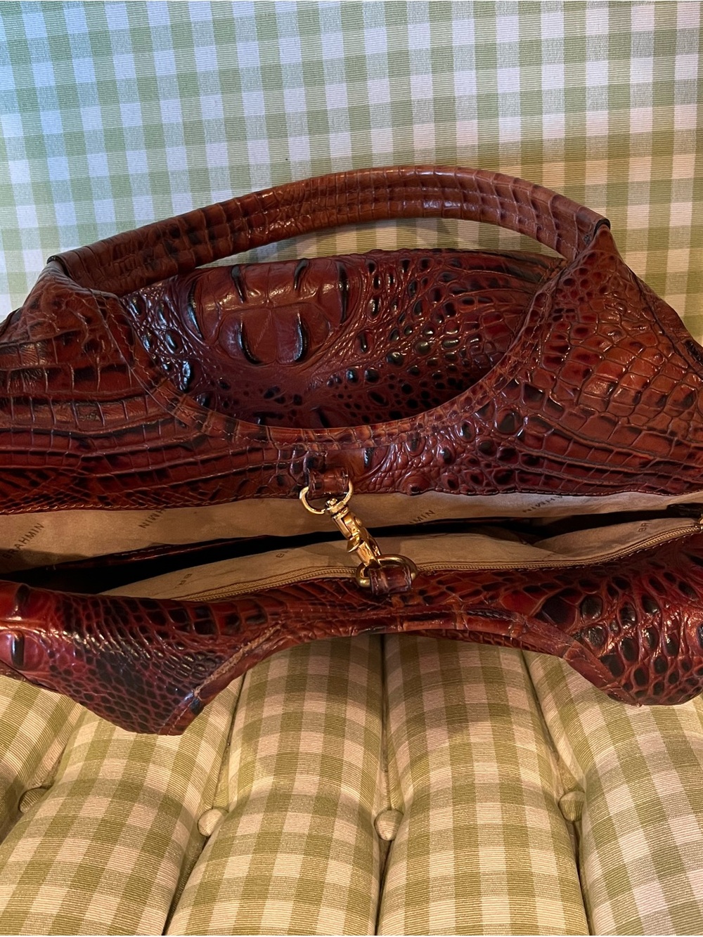 Brahmin Tote Bag in Pecan - Picture 5 of 6
